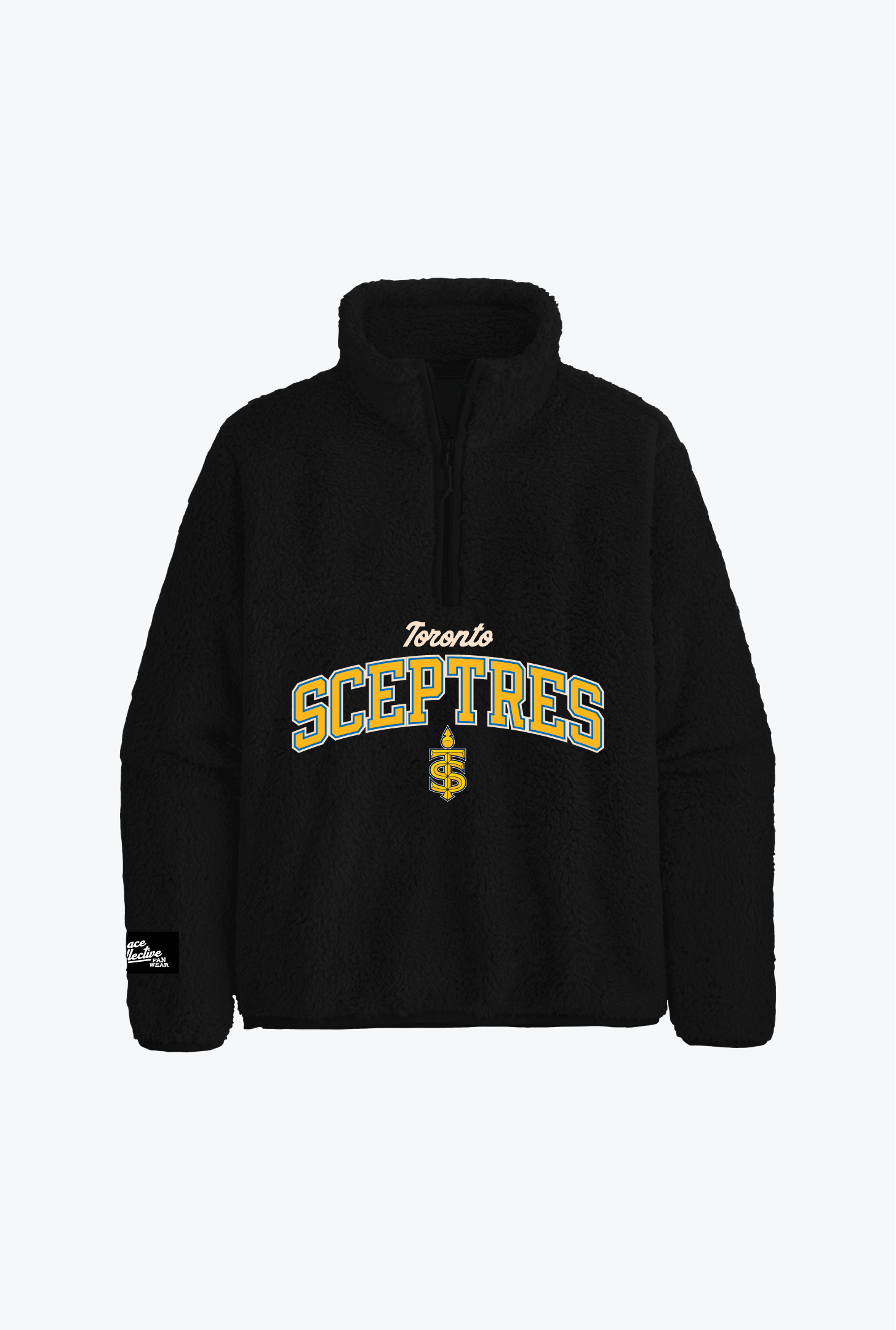Toronto Sceptres High Pile Fleece Quarter Zip - Black