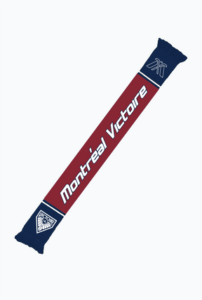 Montréal Victoire Ice Time Earned Knit Scarf - Navy / Maroon