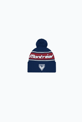Montréal Victoire Knit Beanie - Navy / Maroon