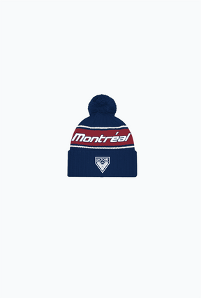 Montréal Victoire Knit Beanie - Navy / Maroon
