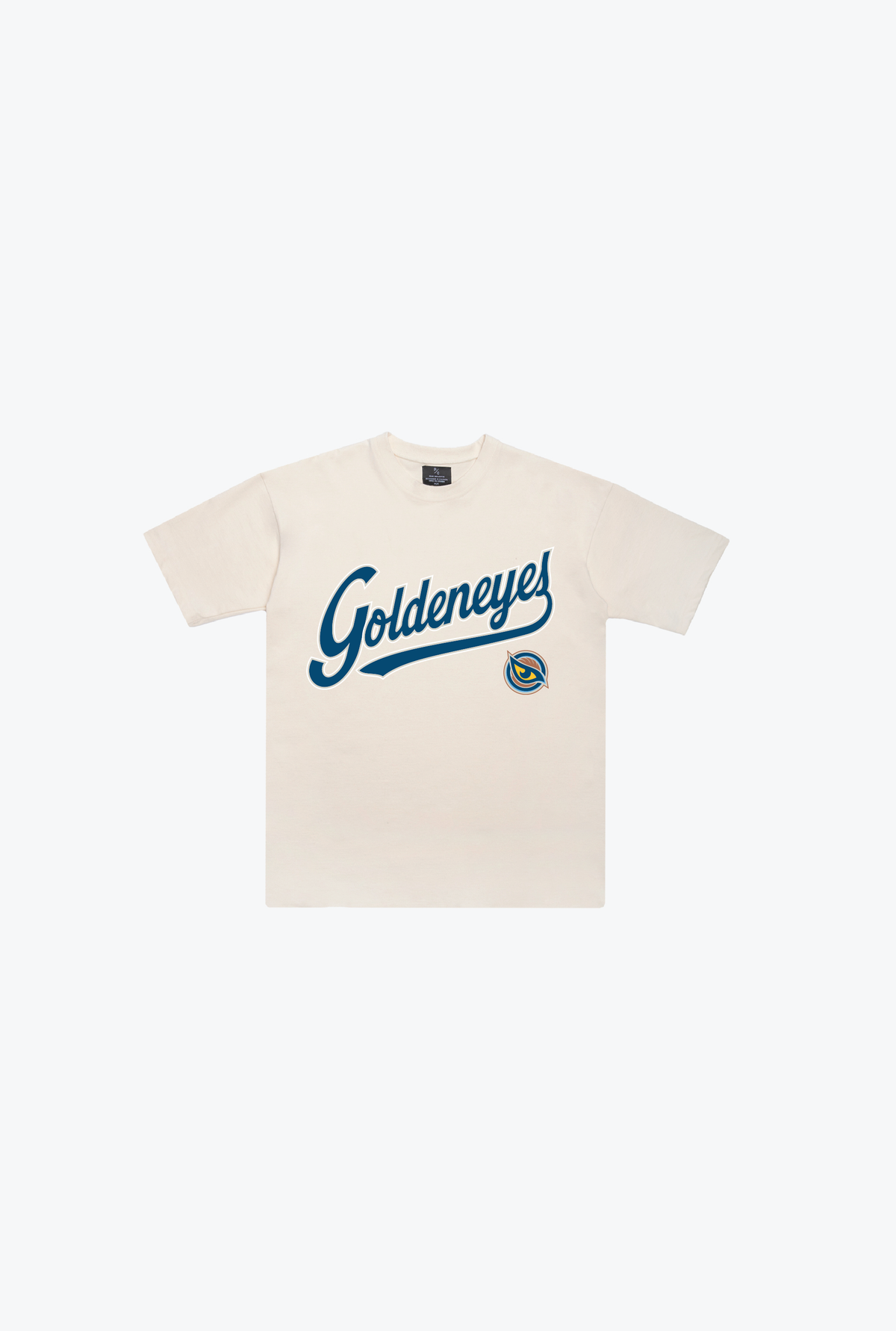 Vancouver Goldeneyes Spirit Script Youth Heavyweight T-Shirt - Ivory