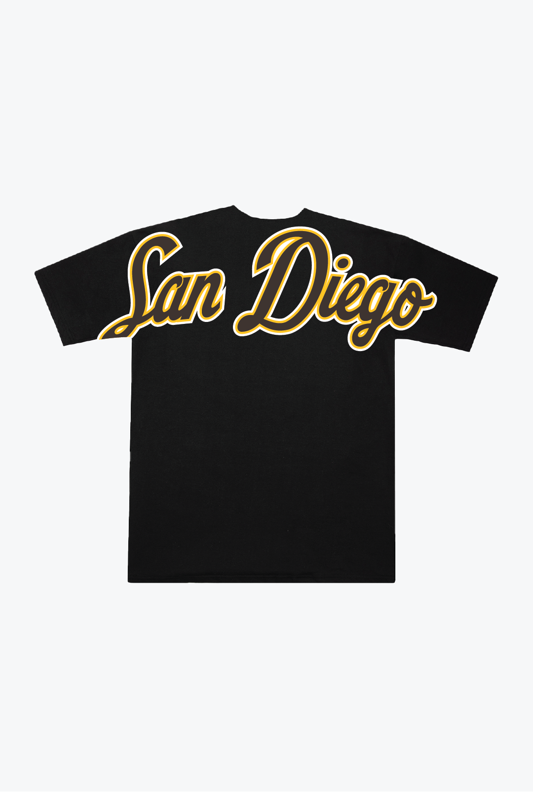 San Diego Padres Spirit Heavyweight T-Shirt - Black