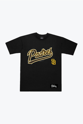 San Diego Padres Spirit Heavyweight T-Shirt - Black