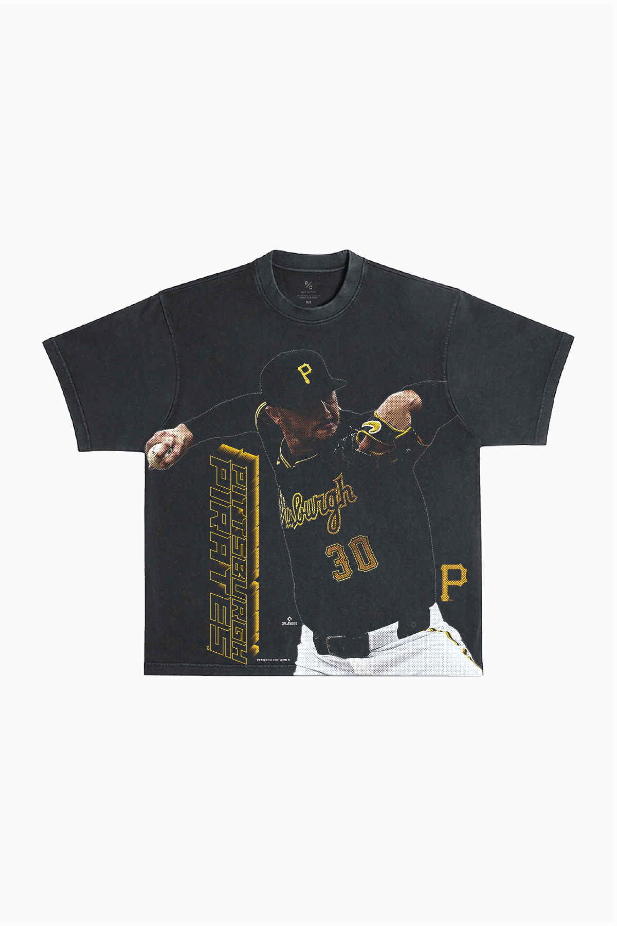 Paul Skenes Heavyweight Garment Dyed T-Shirt - Black