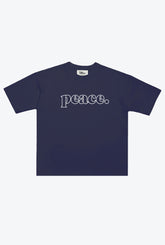 Peace Basics Cropped T-Shirt - Eclipse