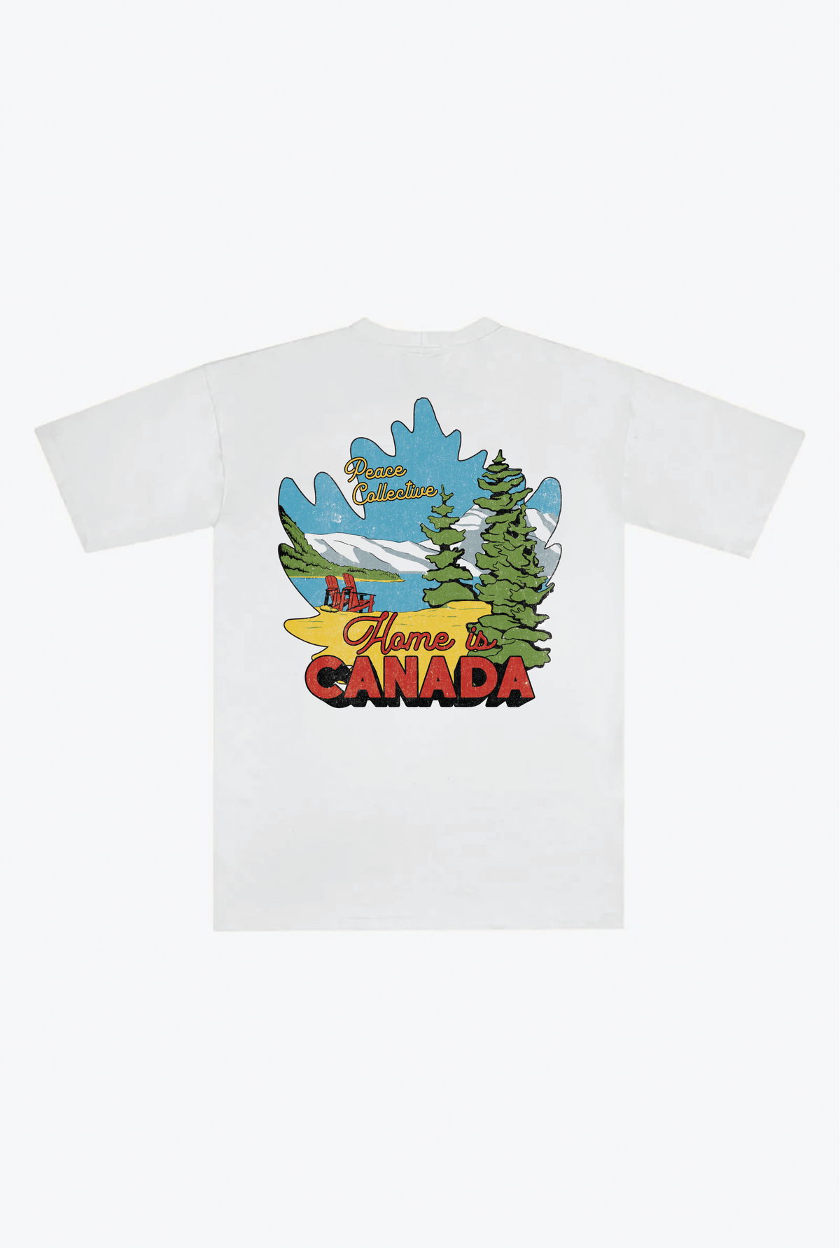 Home is Canada Heavyweight T-Shirt - White