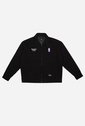 Basketball is Life Work Jacket - Off Black