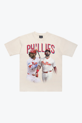 Philadelphia Phillies Team Heavyweight T-Shirt - Ivory