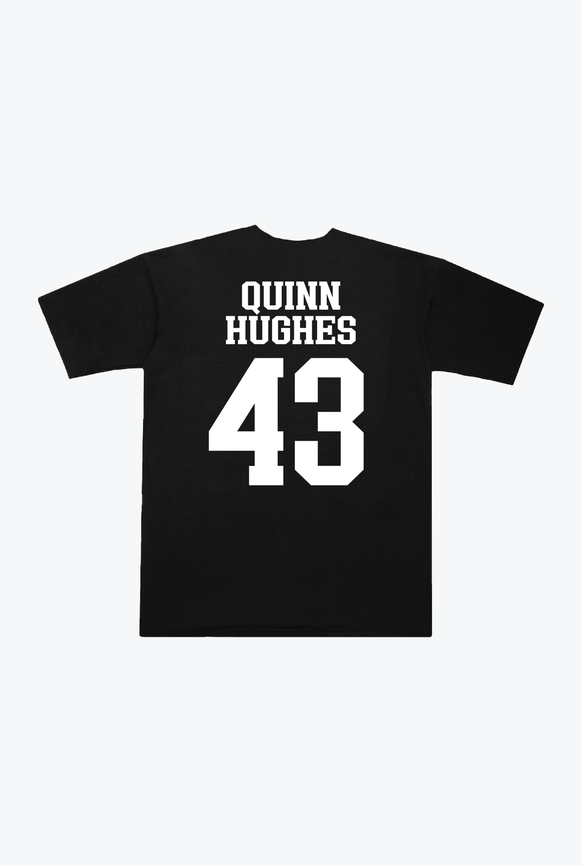 Quinn Hughes Memorial Heavyweight T-Shirt - Black