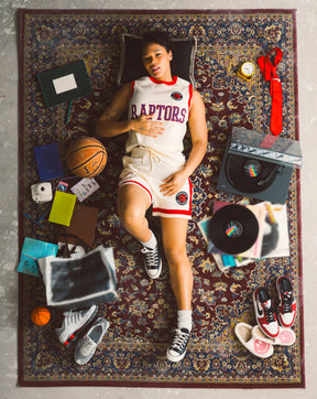 Toronto Raptors Knit Basketball Jersey - Ivory