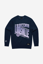 Racing Louisville FC Vintage Crewneck - Navy