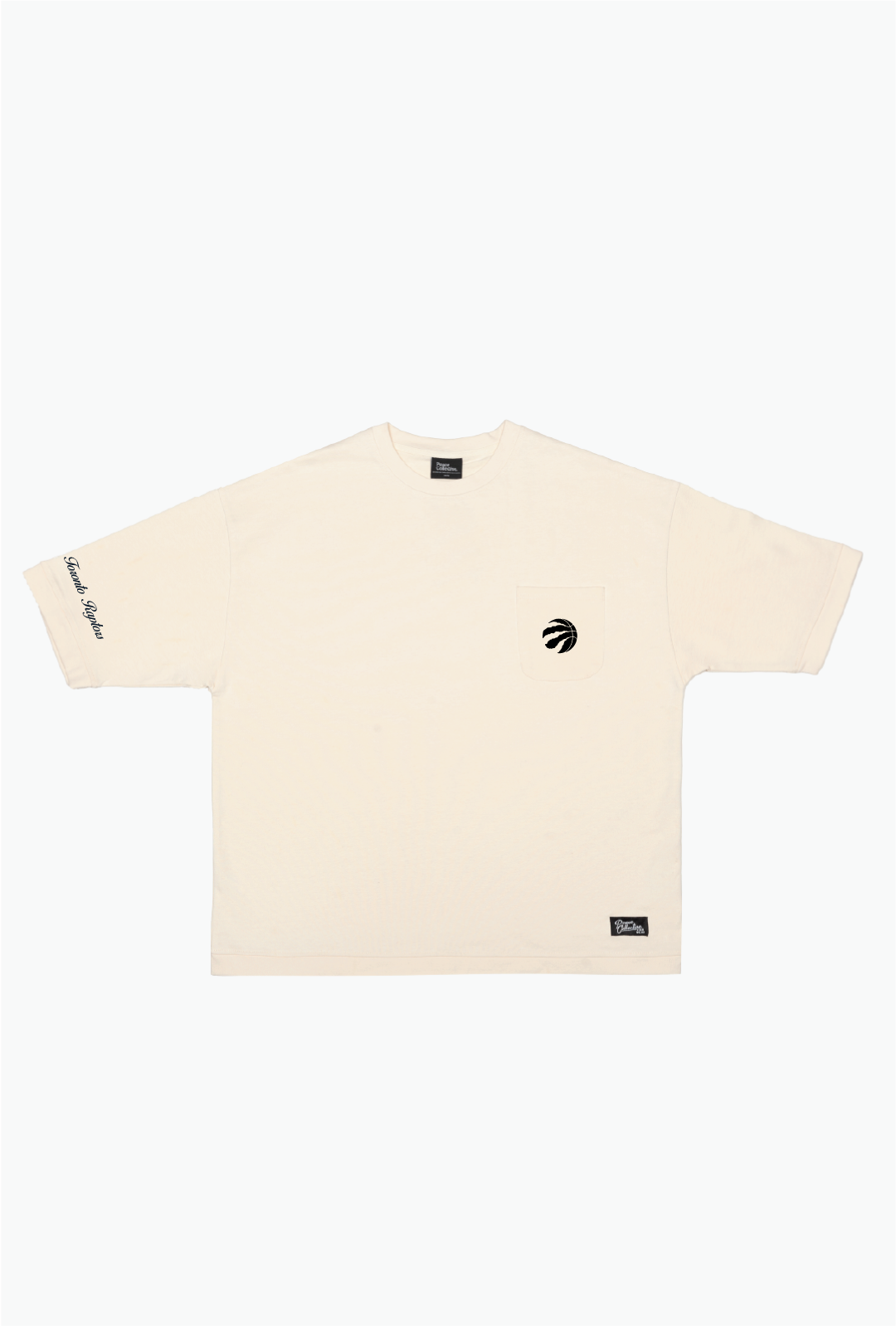 Toronto Raptors Preppy Heavyweight Pocket T-Shirt - Ivory
