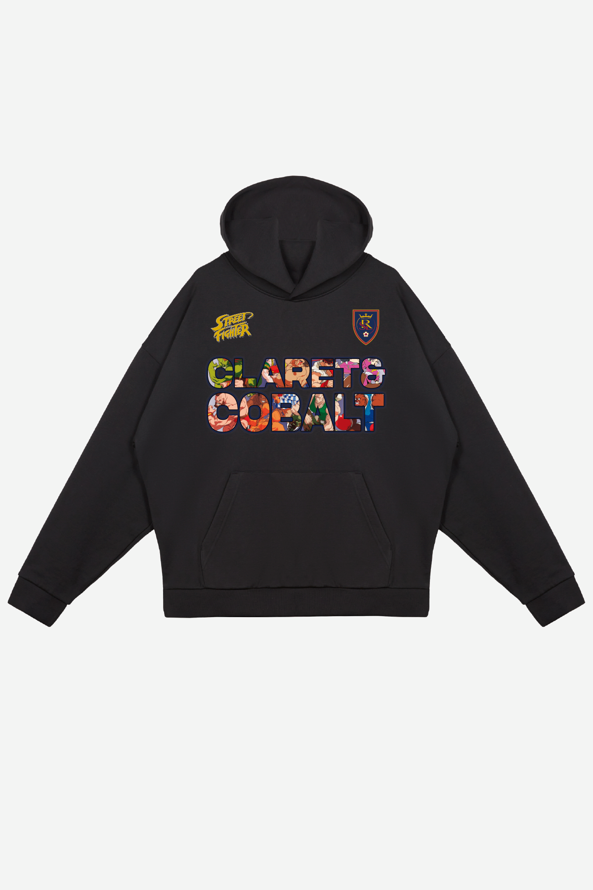 Real Salt Lake x Street Fighter Character Heavyweight Hoodie - Black