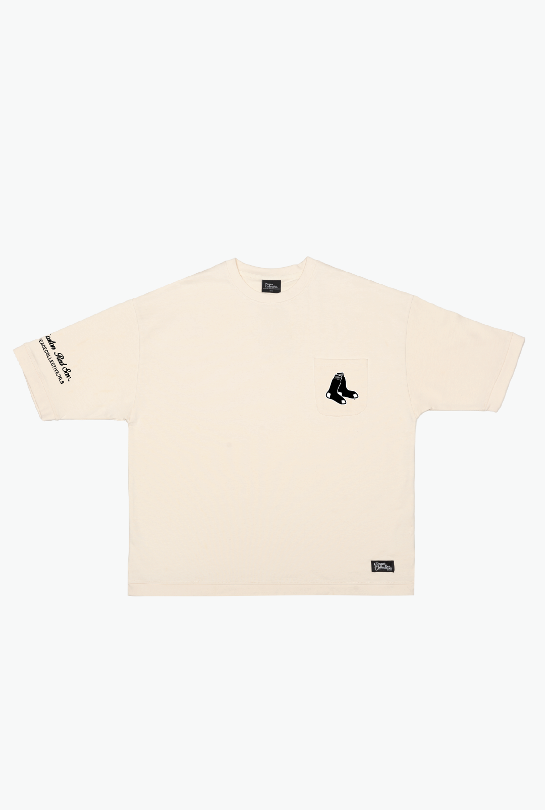 Boston Red Sox Preppy Heavyweight Pocket T-Shirt - Ivory