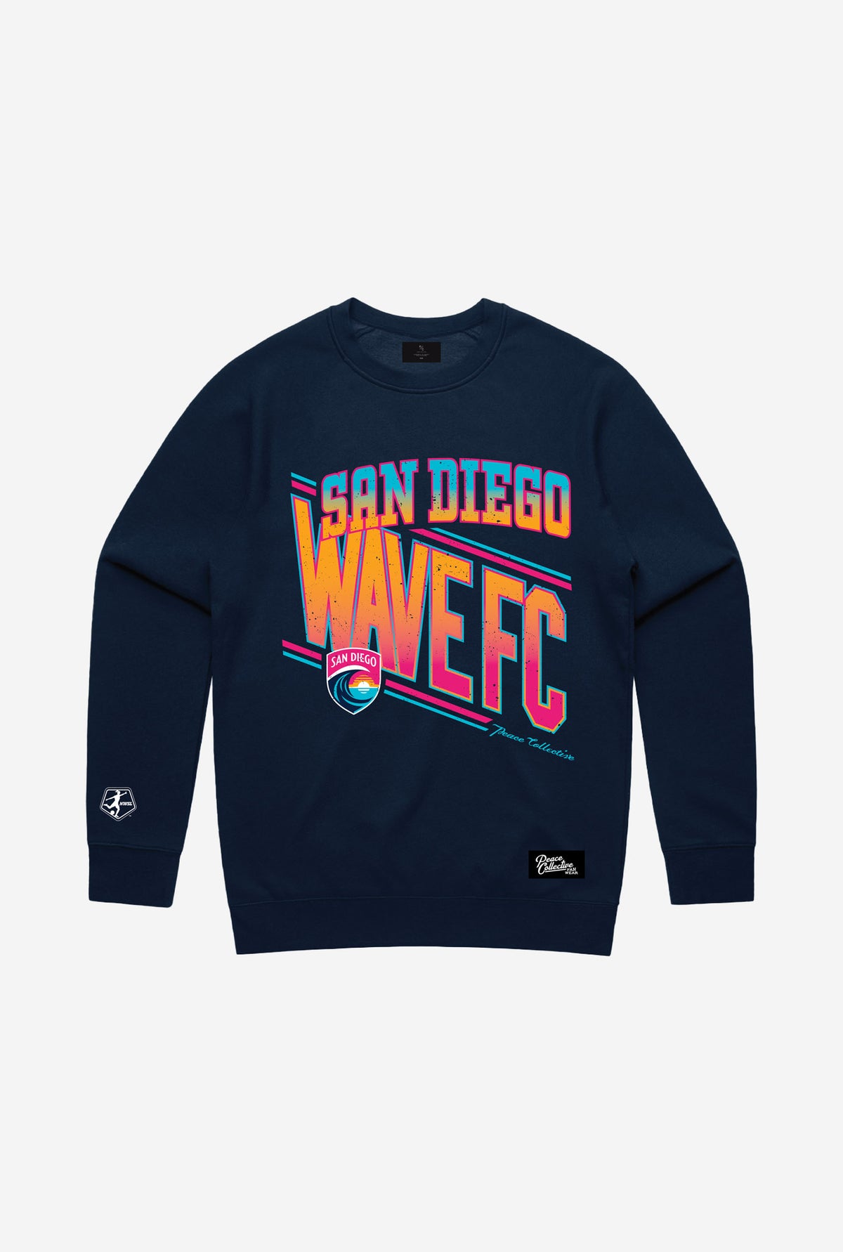 San Diego Wave FC Vintage Crewneck - Navy