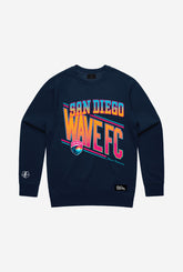 San Diego Wave FC Vintage Crewneck - Navy