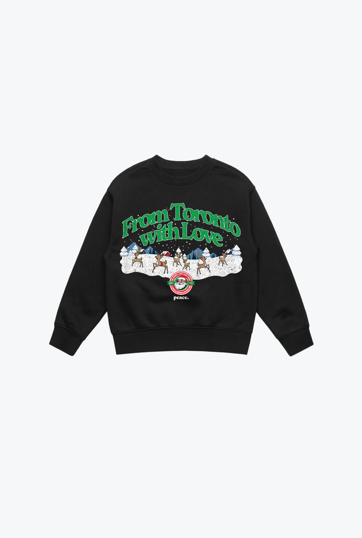 P/C x Santa Claus Parade Kids Crewneck - Black