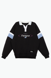 Toronto Tempo Oversized Rugby - Black / Hydrogen Blue