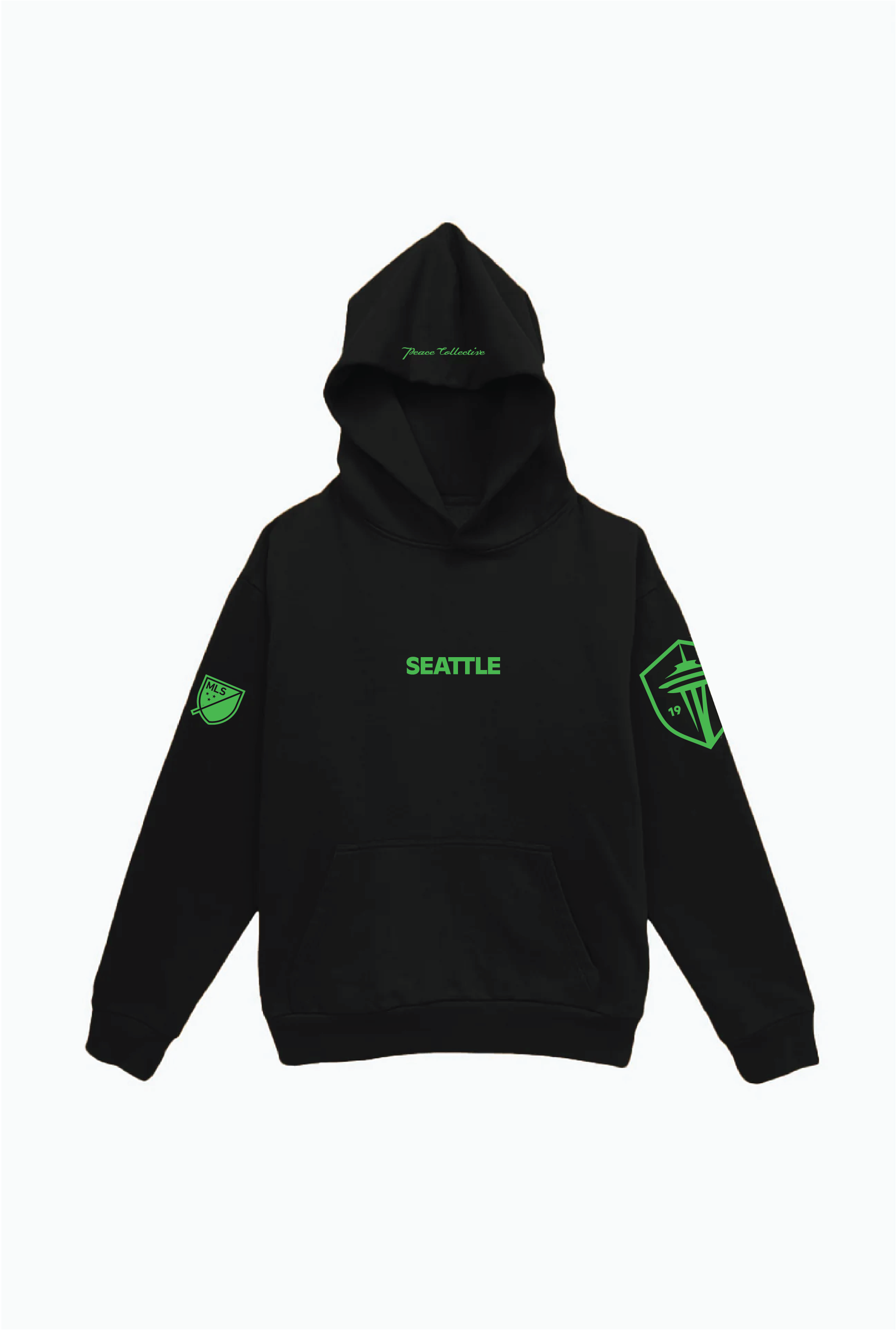 Seattle Sounders FC Heavyweight Hoodie - Black