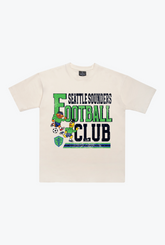 Seattle Sounders x Sesame Street Stacked Heavyweight T-Shirt - Ivory