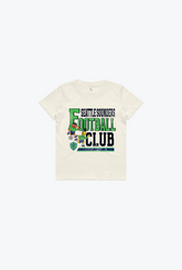 Seattle Sounders x Sesame Street Stacked Kids T-Shirt - Ivory