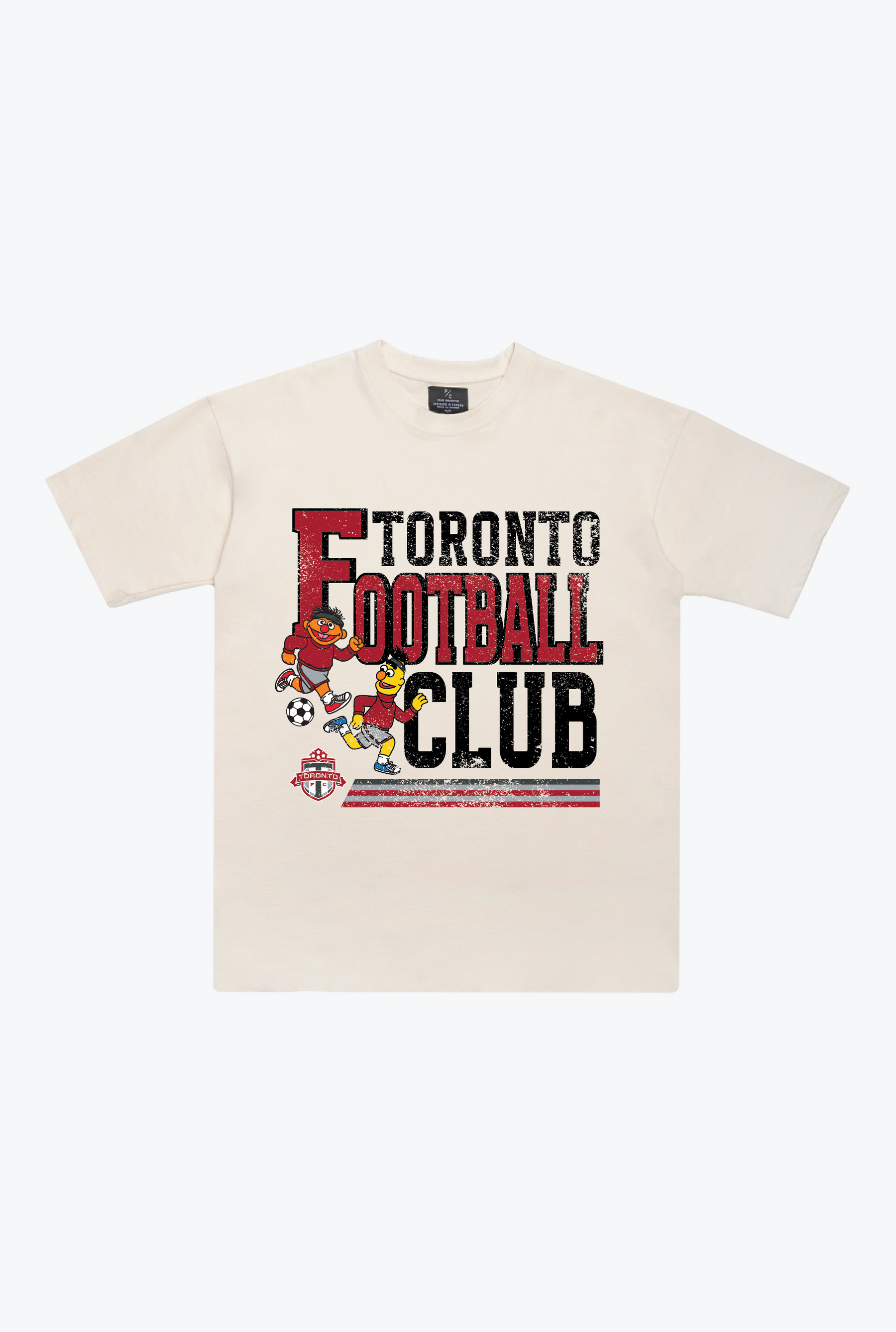 Toronto FC x Sesame Street Stacked Heavyweight T-Shirt - Ivory