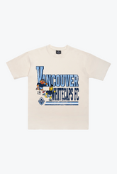 Vancouver Whitecaps x Sesame Street Stacked Heavyweight T-Shirt - Ivory