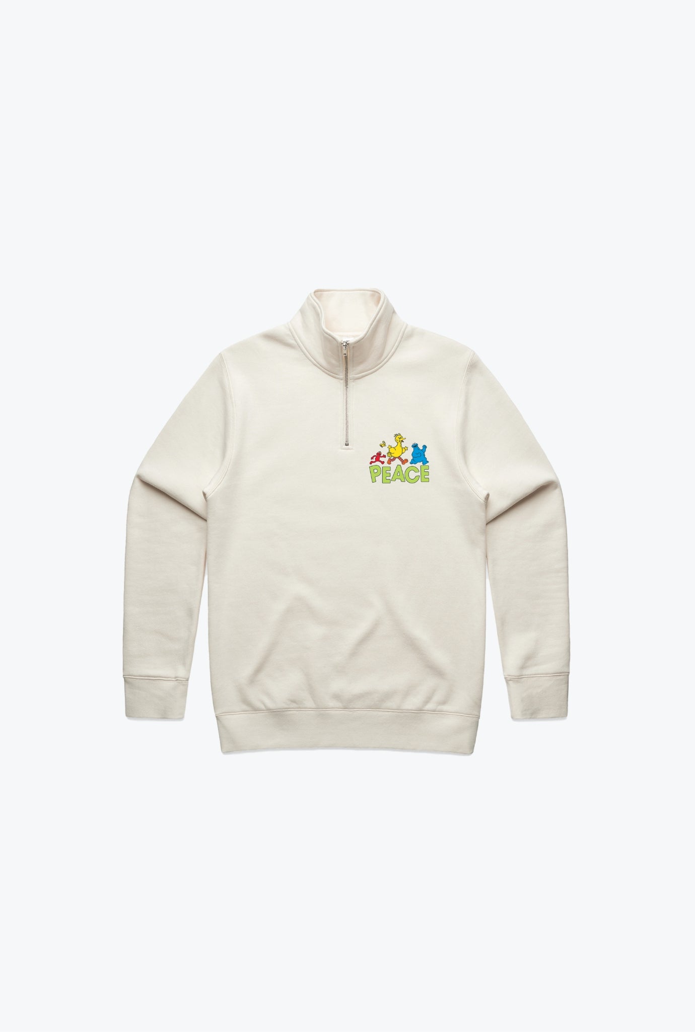 Sesame Street Kids Quarter Zip - Ivory