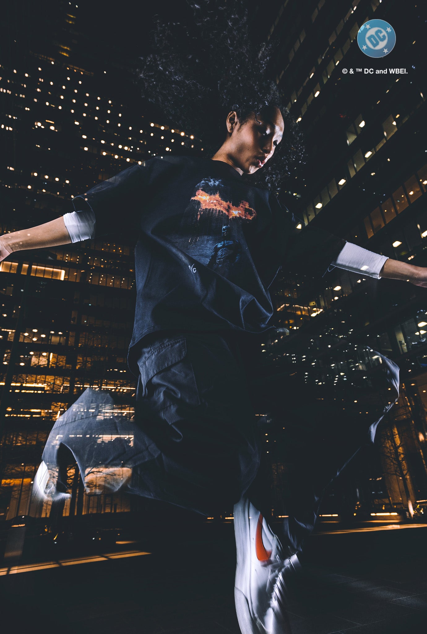 T-shirt US Soccer x DC Comics The Dark Knight Heavyweight - Noir