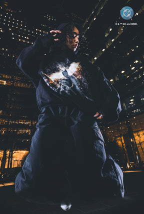 Sudadera relajada US Soccer x DC Comics The Dark Knight Rises - Negra