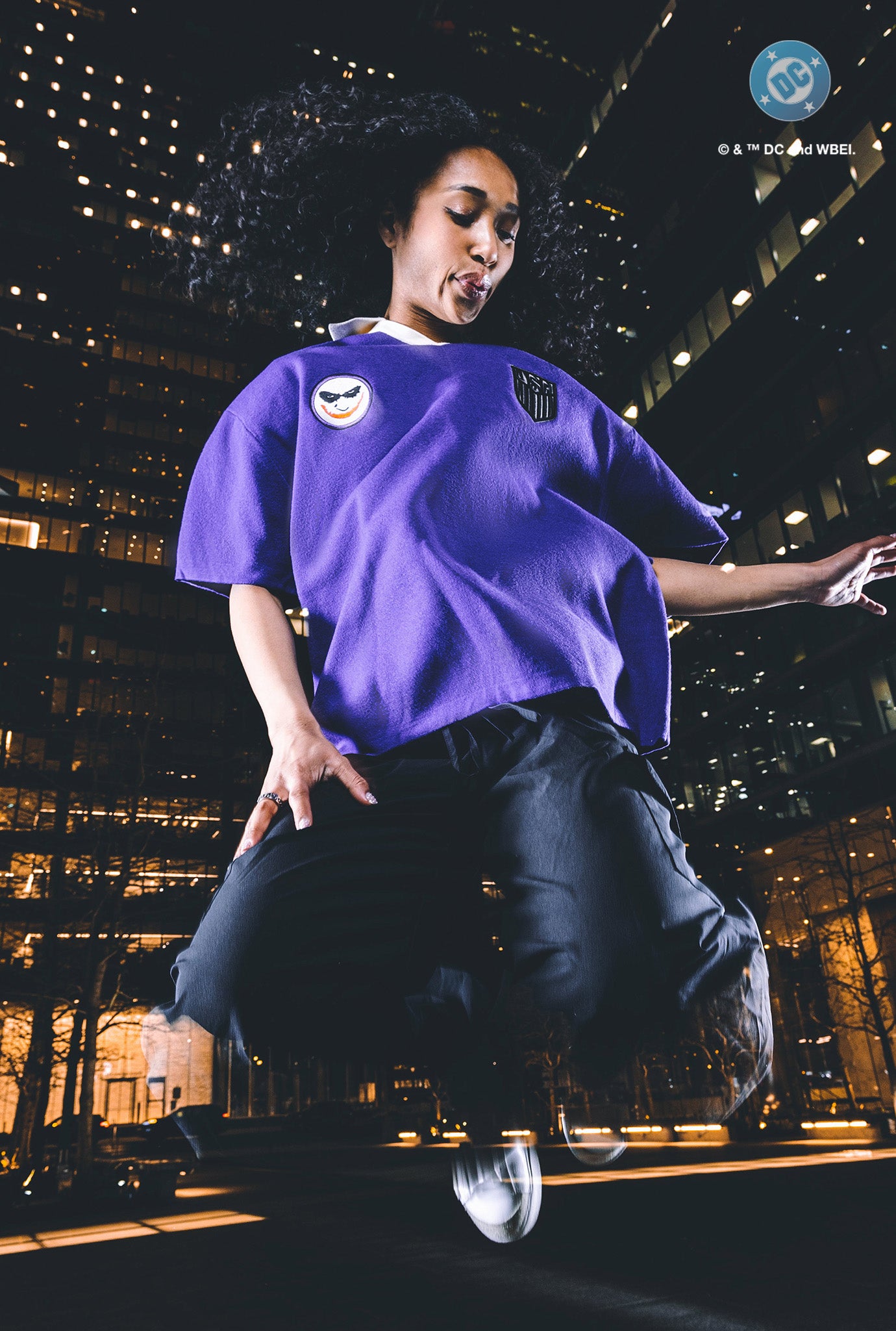Maillot tricoté US Soccer x DC Comics Joker - Violet
