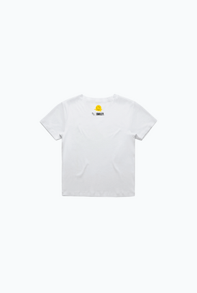 P/C x Smiley: Nope, not Today Baby Tee - White