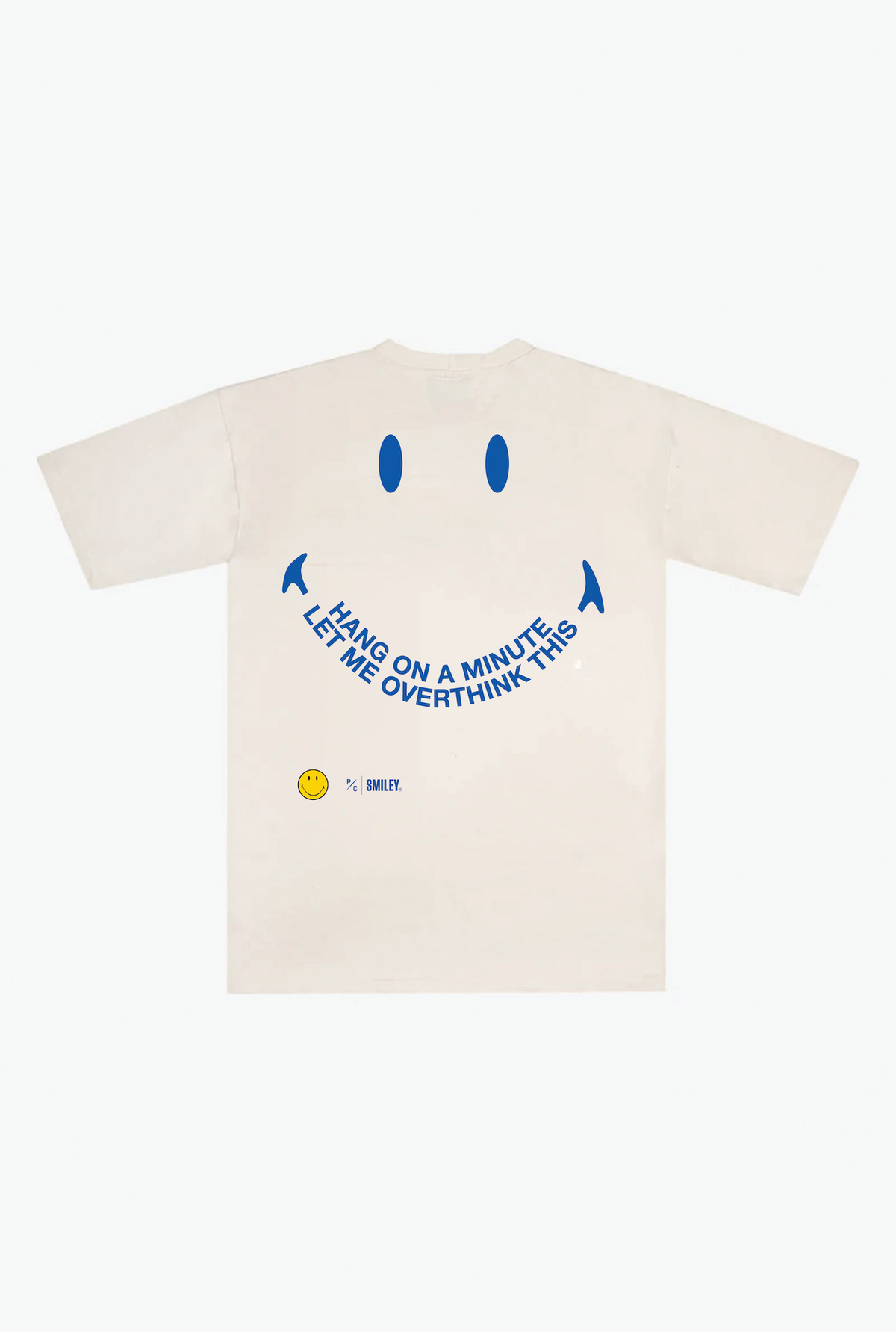 P/C x Smiley: Overthinking Smiley Heavyweight T-Shirt - Ivory