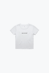 P/C x Smiley: Nope, not Today Baby Tee - White