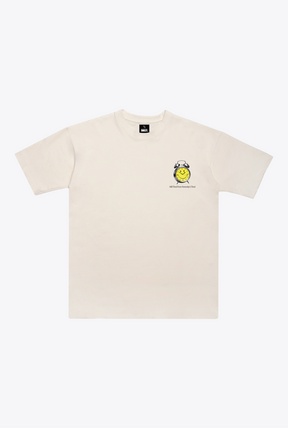 P/C x Smiley: Still Tired from Yesterday's Tired Heavyweight T-Shirt - Ivory