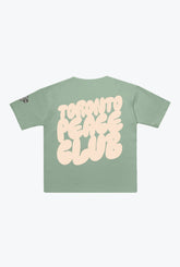 Toronto Peace Club Womens Cropped T-Shirt - Eucalyptus