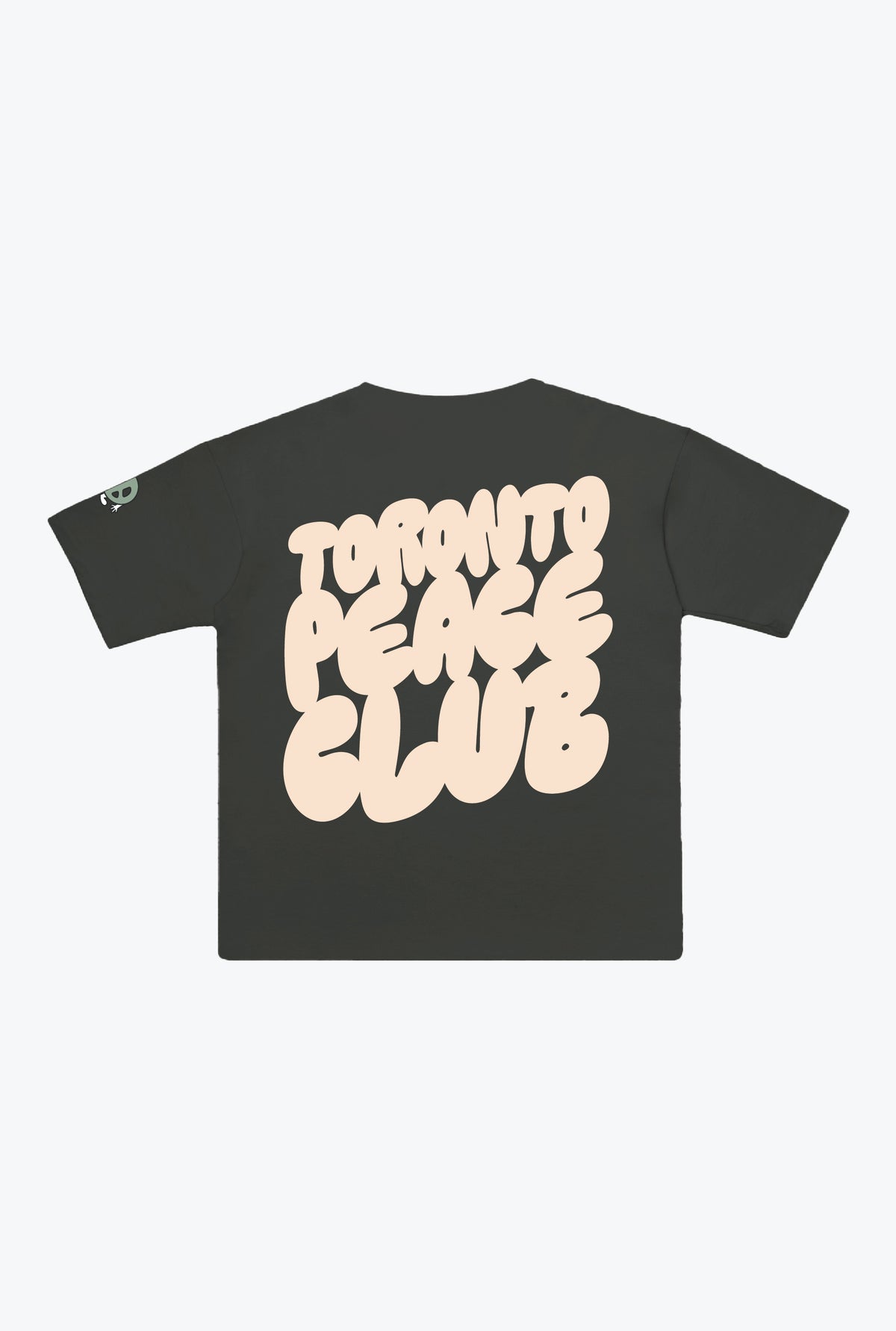 Toronto Peace Club Womens Cropped T-Shirt - Black