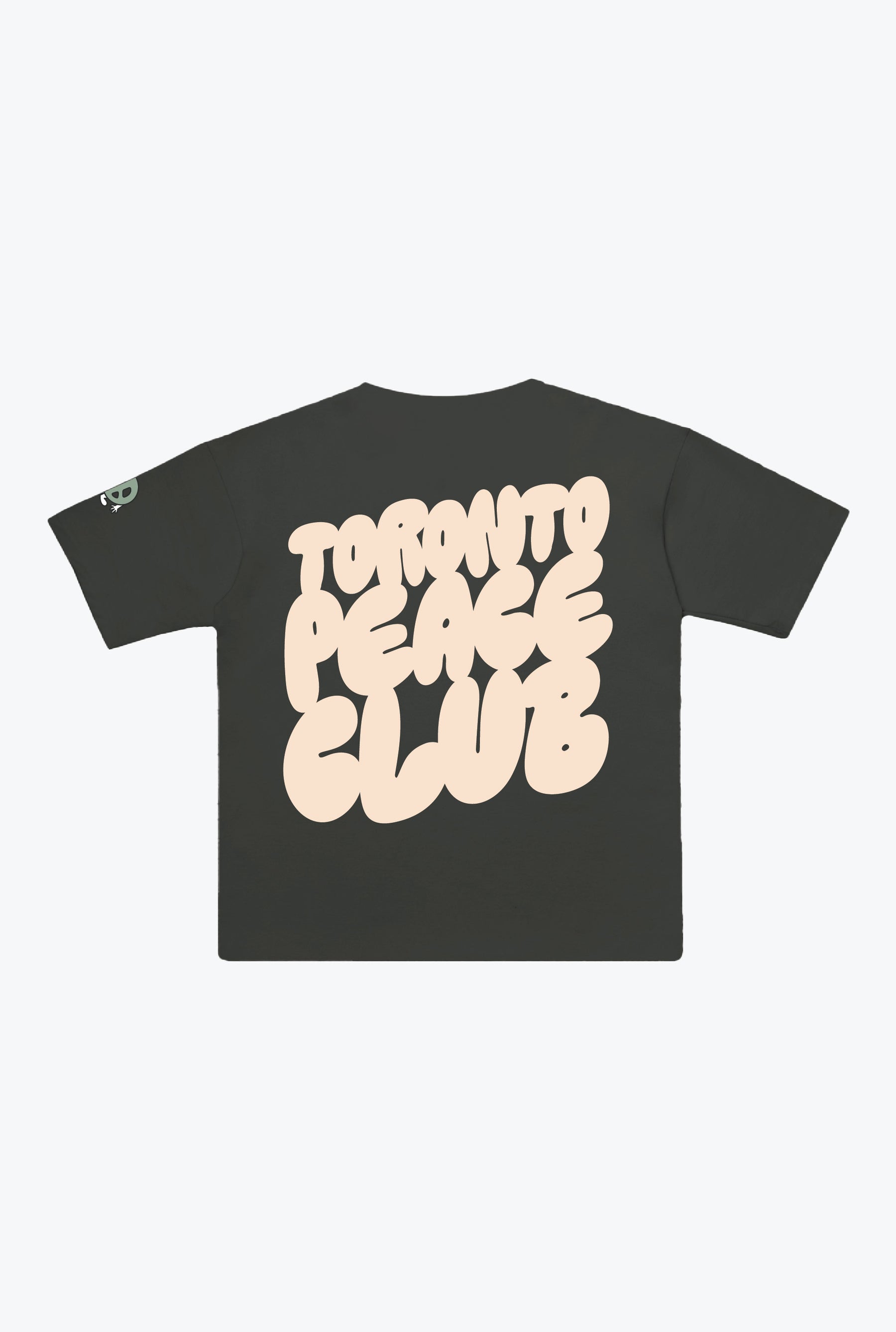 Toronto Peace Club Womens Cropped T-Shirt - Black