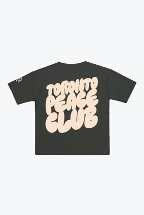 Toronto Peace Club Womens Cropped T-Shirt - Black