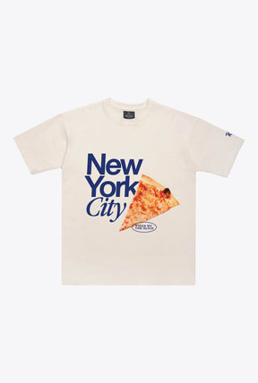 New York City Food Scene Heavyweight T-Shirt - Ivory