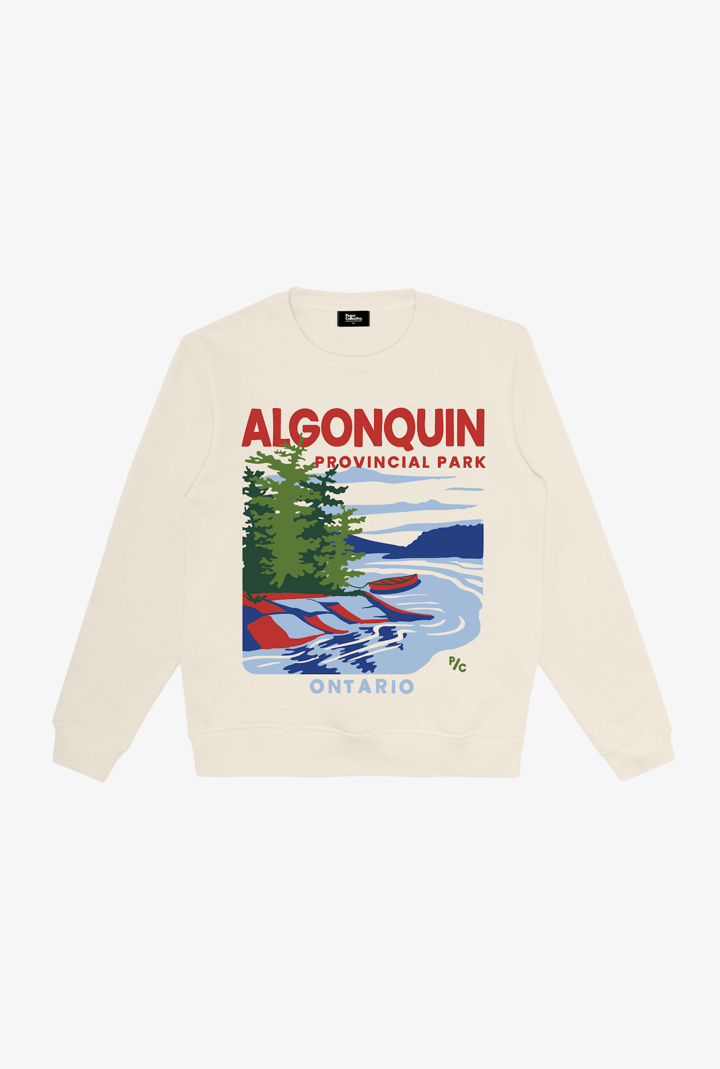 Pull ras du cou du parc provincial Algonquin - Ivoire