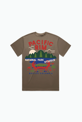 Pacific Rim National Park Reserve Heavyweight T-Shirt - Walnut