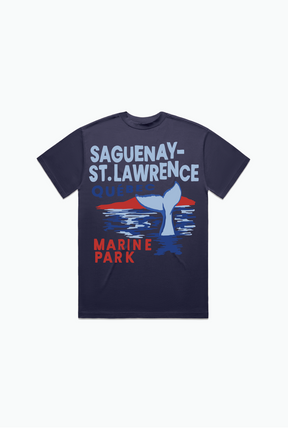 Saguenay-St. Lawrence Marine Park Heavyweight T-Shirt - Navy
