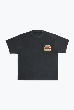 Jasper Nationalpark Schweres, stückgefärbtes T-Shirt - Schwarz