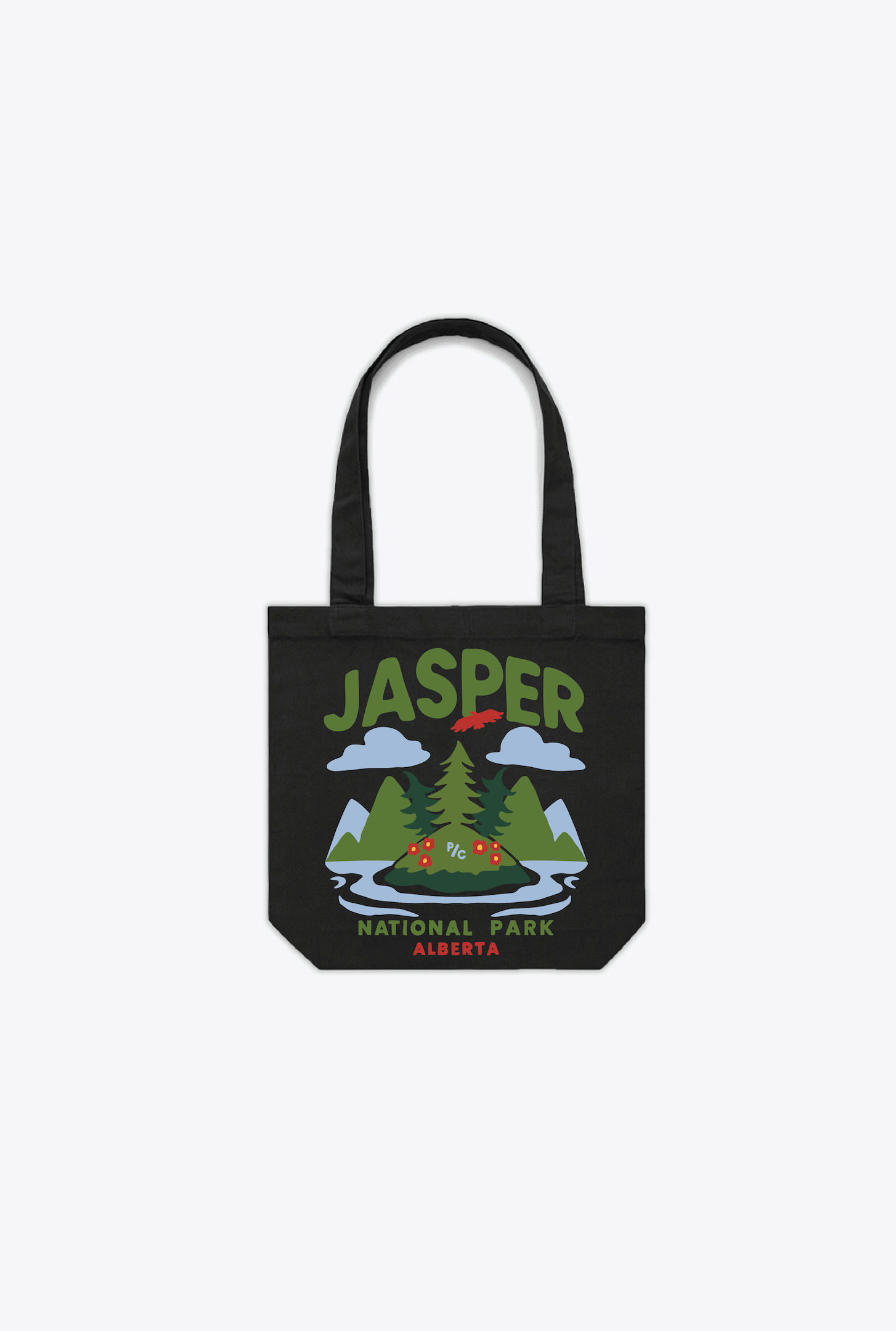 Jasper National Park Tote Bag - Black