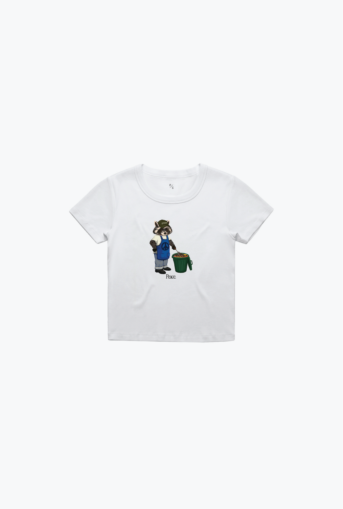 Trash Teddy Sommerurlaub: BBQ Teddy Baby-T-Shirt – Weiß