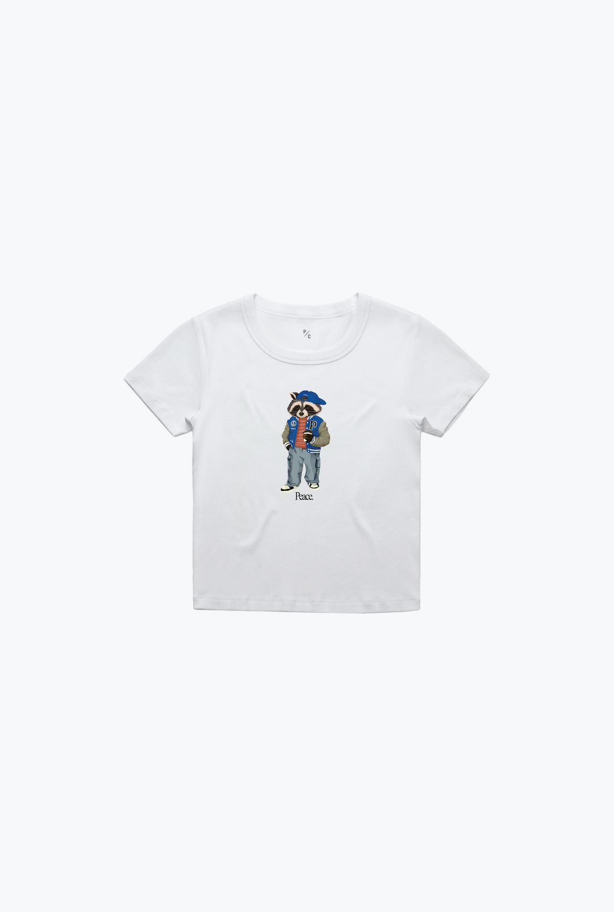 Trash Teddy Sommerurlaub: Modisches Teddy-Baby-T-Shirt – Weiß