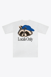 Trash Teddy Summer Vacation: Local's Only Heavyweight T-Shirt - White