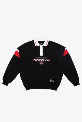 Toronto FC Rugby-Trikot (Übergröße) – Schwarz/Rot
