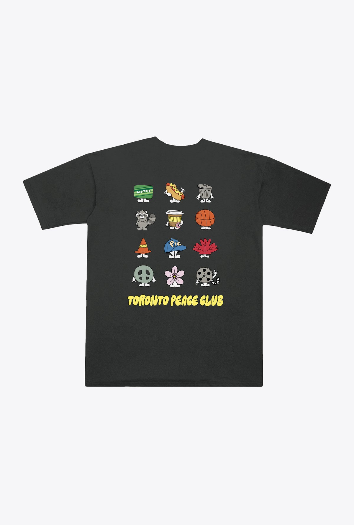 Toronto Peace Club Icons Heavyweight T-Shirt - Black